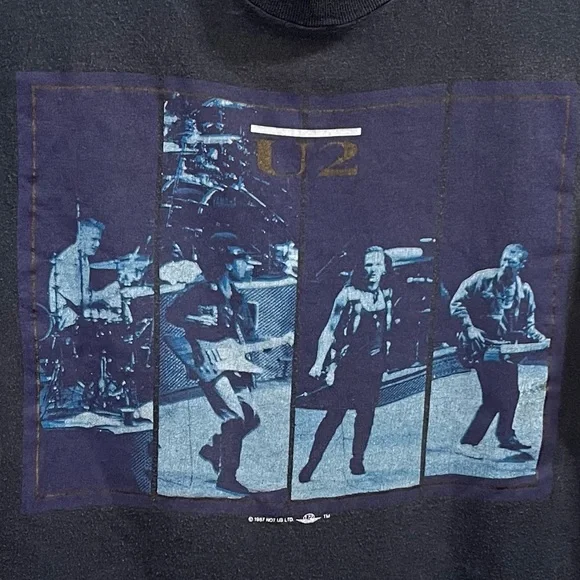 Vintage U2 1987 The Joshua Tree Tour-Fall T-shirt